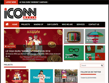 Tablet Screenshot of iconnmedia.com